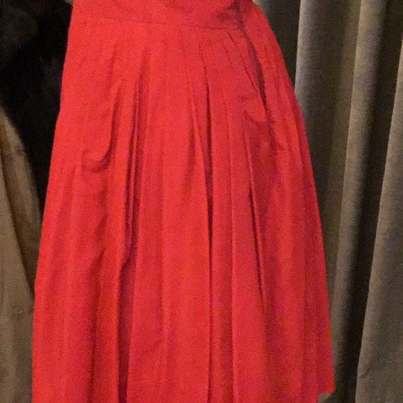 Vintage 1950’s Red Brocade Party Dress - Picture 16 of 16